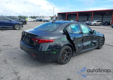 2021 Alfa Romeo Giulia Rwd from USA, damaged, VIN ZARFAMAN8M7641814